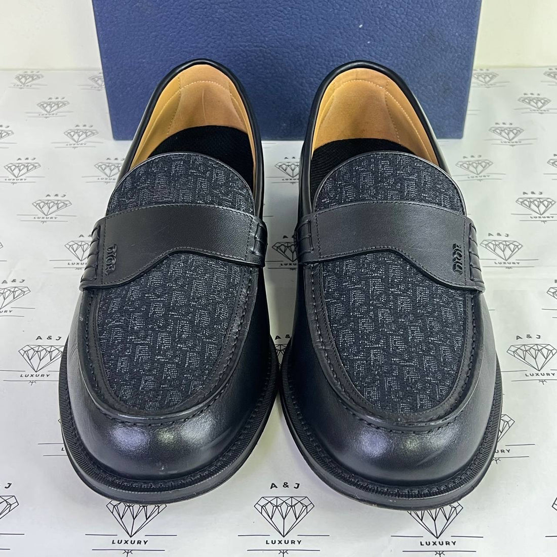 [PRE LOVED] Christian Dior Granville Loafers in Black Size 42EU