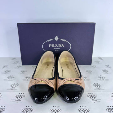 [PRE LOVED] Prada Ballerina Flats in Beige Size 36.5EU