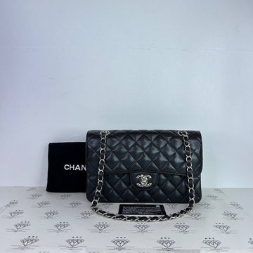 [PRE LOVED] Chanel Small Classic Double Flap in Black Caviar SHW (Series 12)