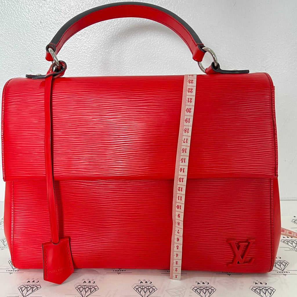 [PRE LOVED] Louis Vuitton Clunny MM in Red Epi Leather SHW (CA1116)