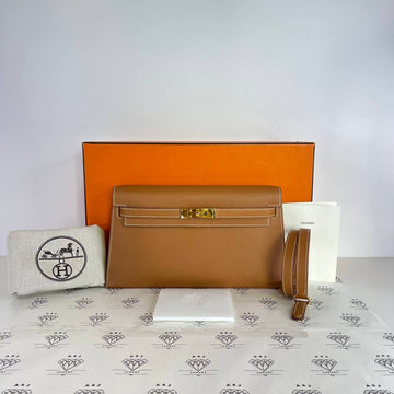 [PRE LOVED] Hermes Kelly Elan in Gold Madame Leather GHW (Stamp B - 2023)