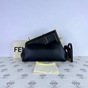 [PRE LOVED] Fendi Small FF First in Black GHW