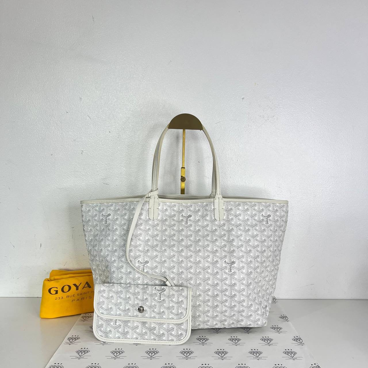 [PRE LOVED] Goyard St Louis PM in White (2022)
