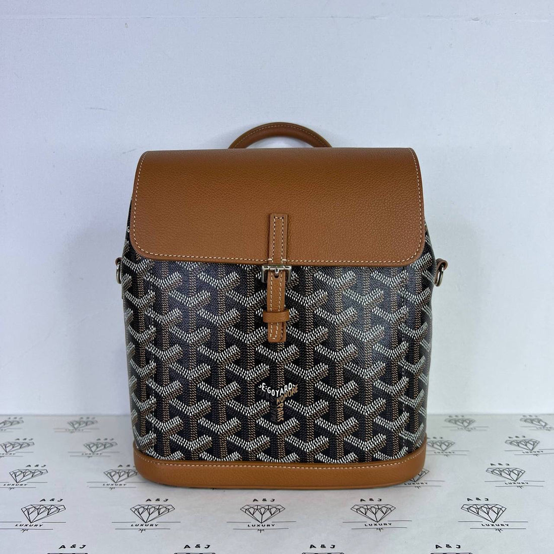 [PRE LOVED] Goyard Mini Alpin Backpack in Tan (2023)
