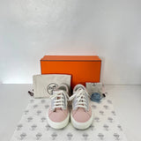 [PRE LOVED] Hermes Envy Sneakers in Blue and Pink Canvass Size 41EU