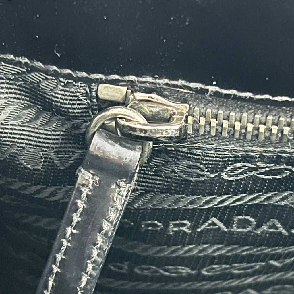 [PRE LOVED] Prada Patent Tote in Black SHW