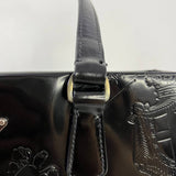 [PRE LOVED] Prada Patent Tote in Black SHW