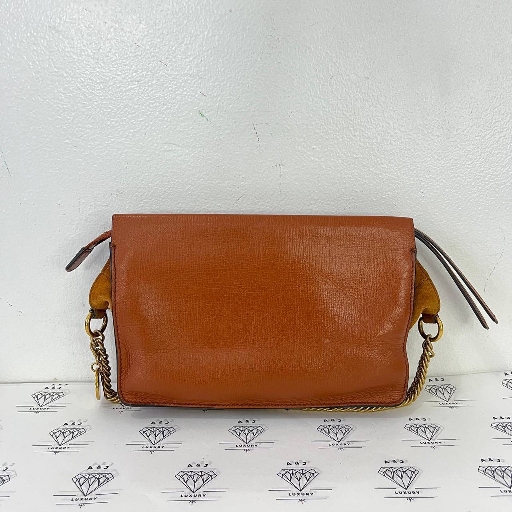 [PRE LOVED] Givenchy Small Crossbody Bag in Camel Goatskin Leather GHW