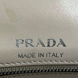 [PRE LOVED] Prada 1BD108 Flap Shoulder Bag in Cipria Soft Calf Impuntu SHW