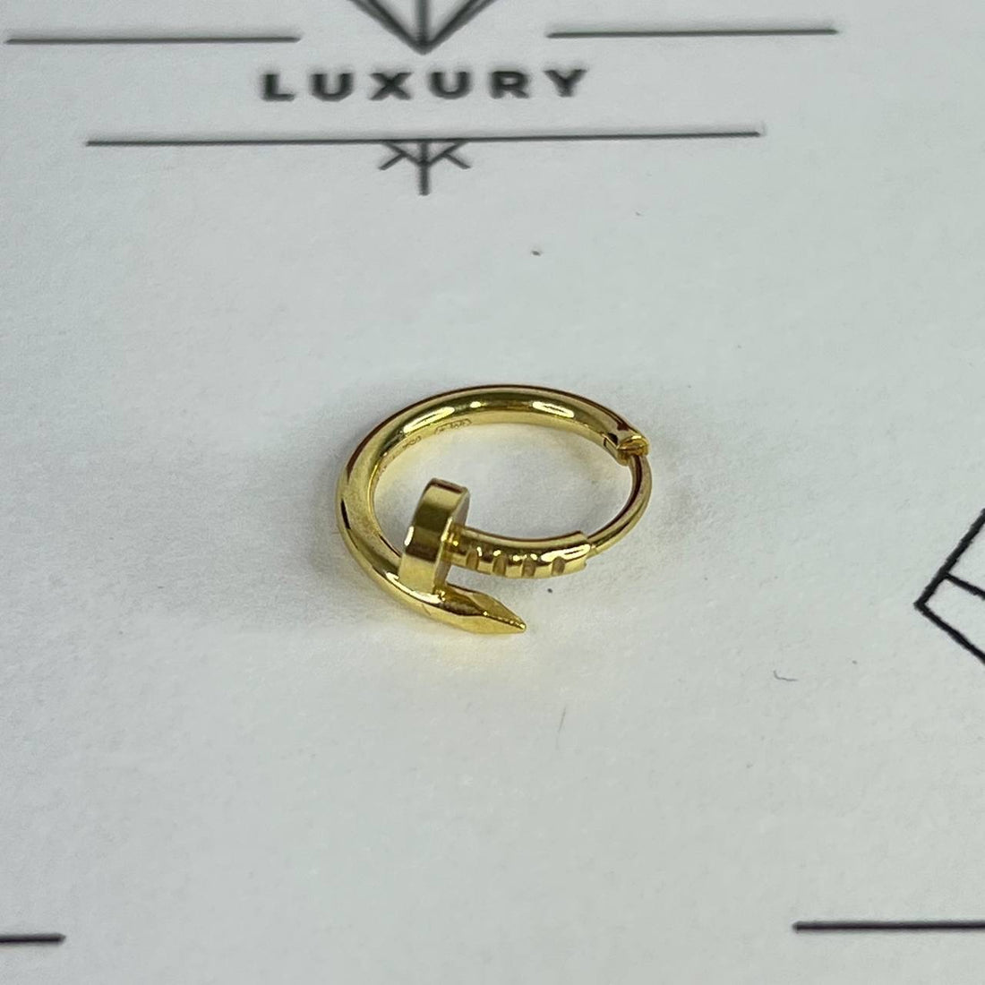 [PRE LOVED] Cartier Just En Clou Single Huggie Earring in Yellow Gold (2024)