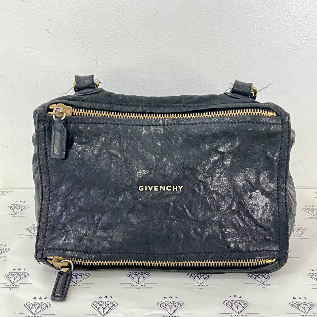 [PRE LOVED] Givenchy Small Pandora in Black Sheepskin Leather GHW