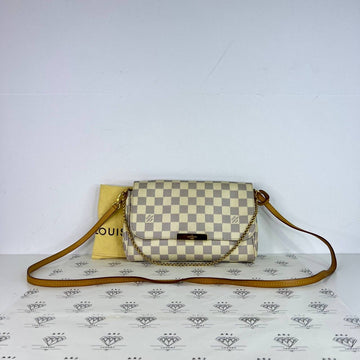 [PRE LOVED] Louis Vuitton Favorite MM in Damier Azur Canvass (DU1114)