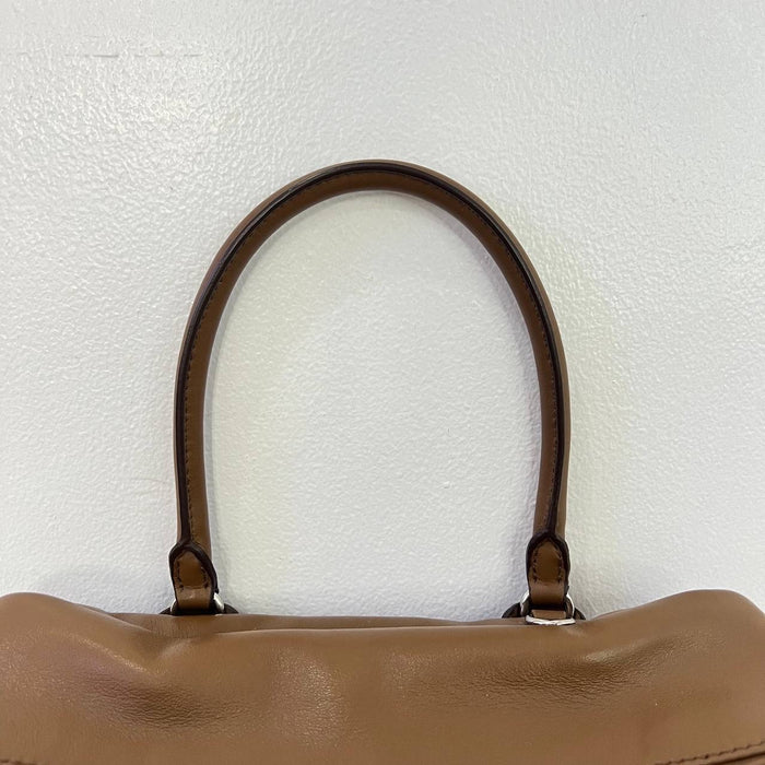 [PRE LOVED] Gucci Marmont Bucket Bag in White GHW