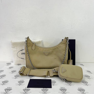 [PRE LOVED] Prada Re-Edition 2005 Multi Pochette in Deserte Nylon Material SHW