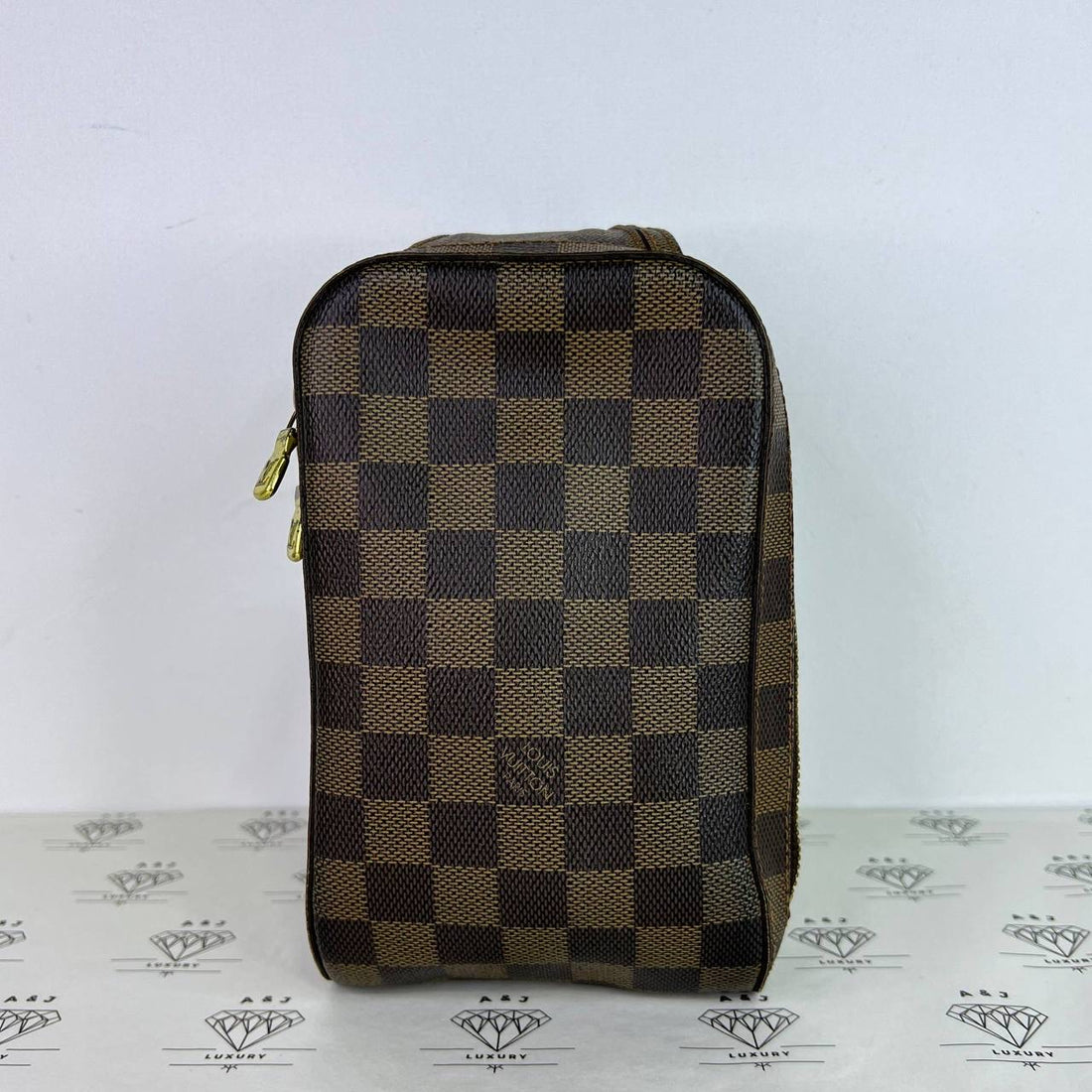 [PRE LOVED] Louis Vuitton Geronimo in Damier Ebene Canvass (CA0035)