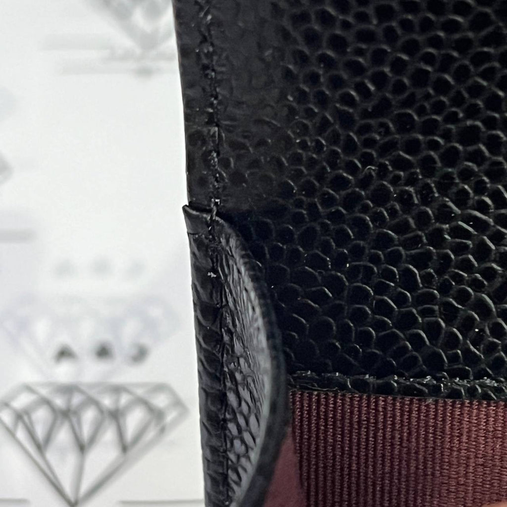 [PRE LOVED] Gucci Guccissima Tote Bag in Black Leather SHW