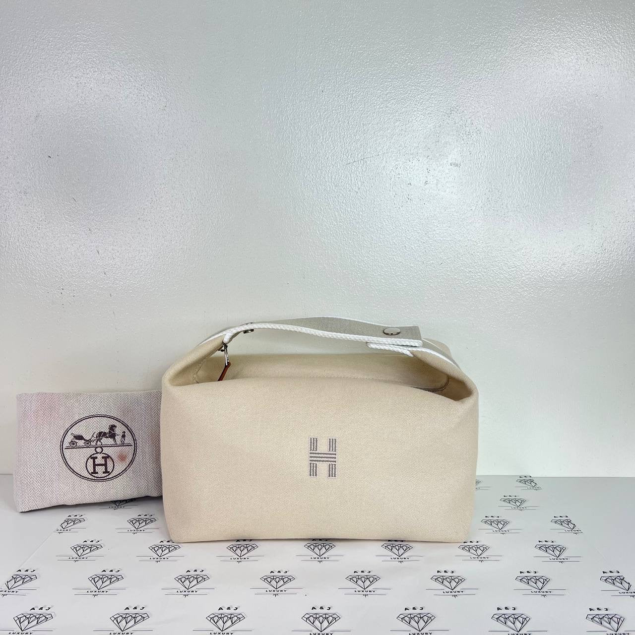 [PRE LOVED] Hermes Bride A Brac GM in White