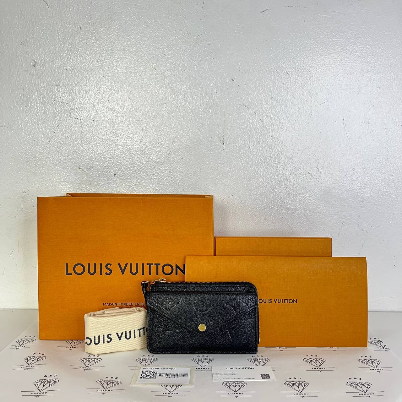 [PRE LOVED] Louis Vuitton Recto Verso in Black Empreinte Leather (microchipped)