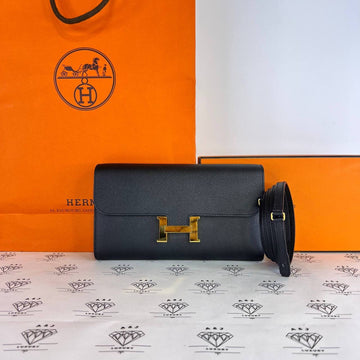 [PRE LOVED] Hermes Constance To Go in Black Epsom Leather GHW (Stamp W - 2024)