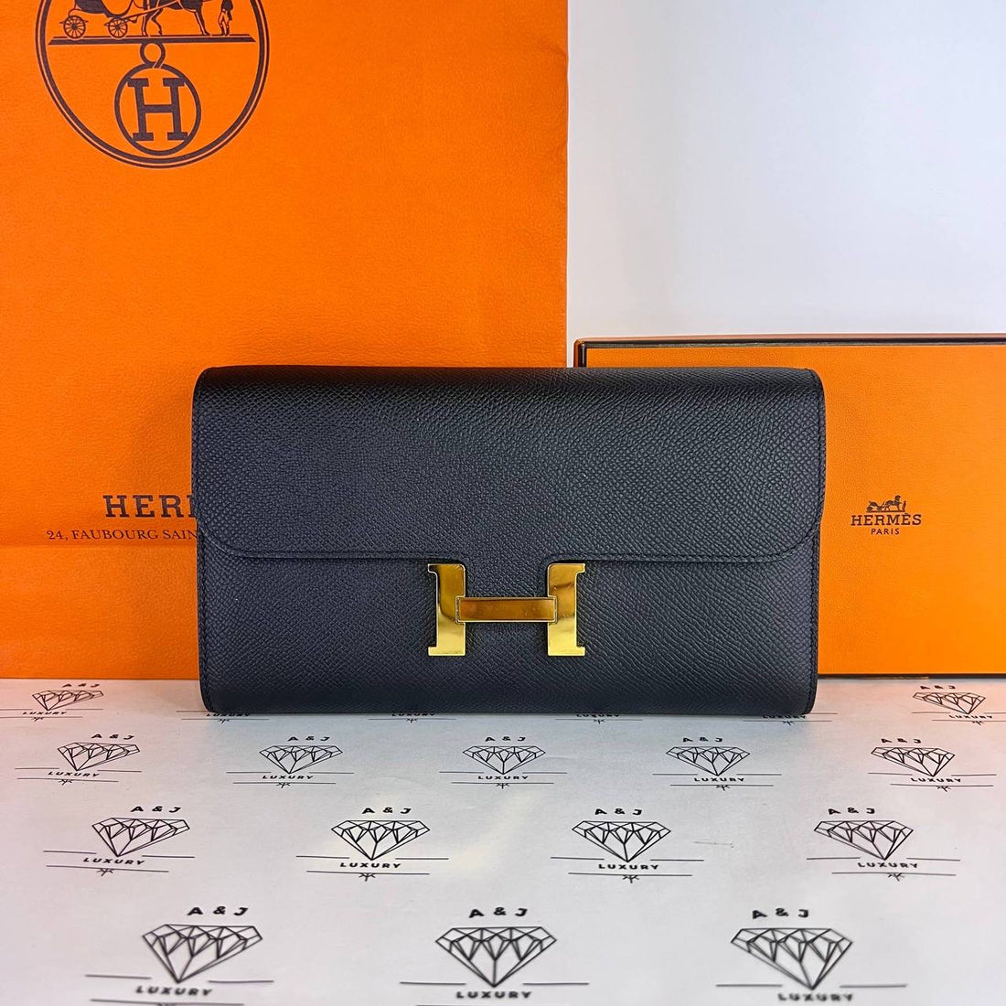 [PRE LOVED] Hermes Constance To Go in Black Epsom Leather GHW (Stamp W - 2024)