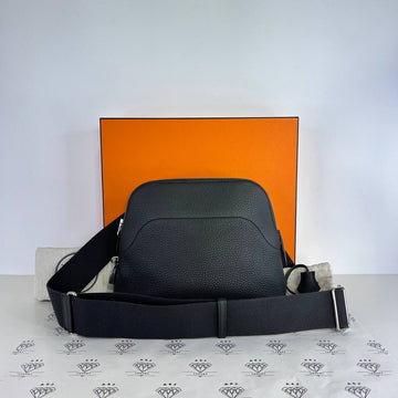 [PRE LOVED] Hermes Bolide Messenger Bag in Ardoise Togo Leather PHW (Stamp K - 2025)