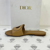 [PRE LOVED] Christian Dior D-Club Slides in Caramel Size 35.5EU