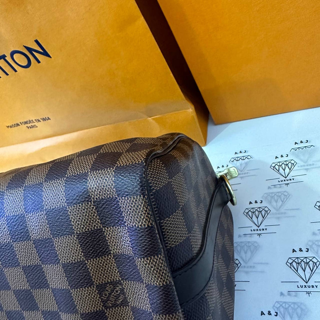 [PRE LOVED] Louis Vuitton Speedy Bandouliere 25 in Damier Ebene Canvass (LA4119)