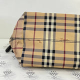 [PRE LOVED] Burberry Haymarket Check Tote Bag in Canvass