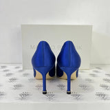 [PRE LOVED] Manolo Blahnik Hangisi 70MM in Blue Size 36EU