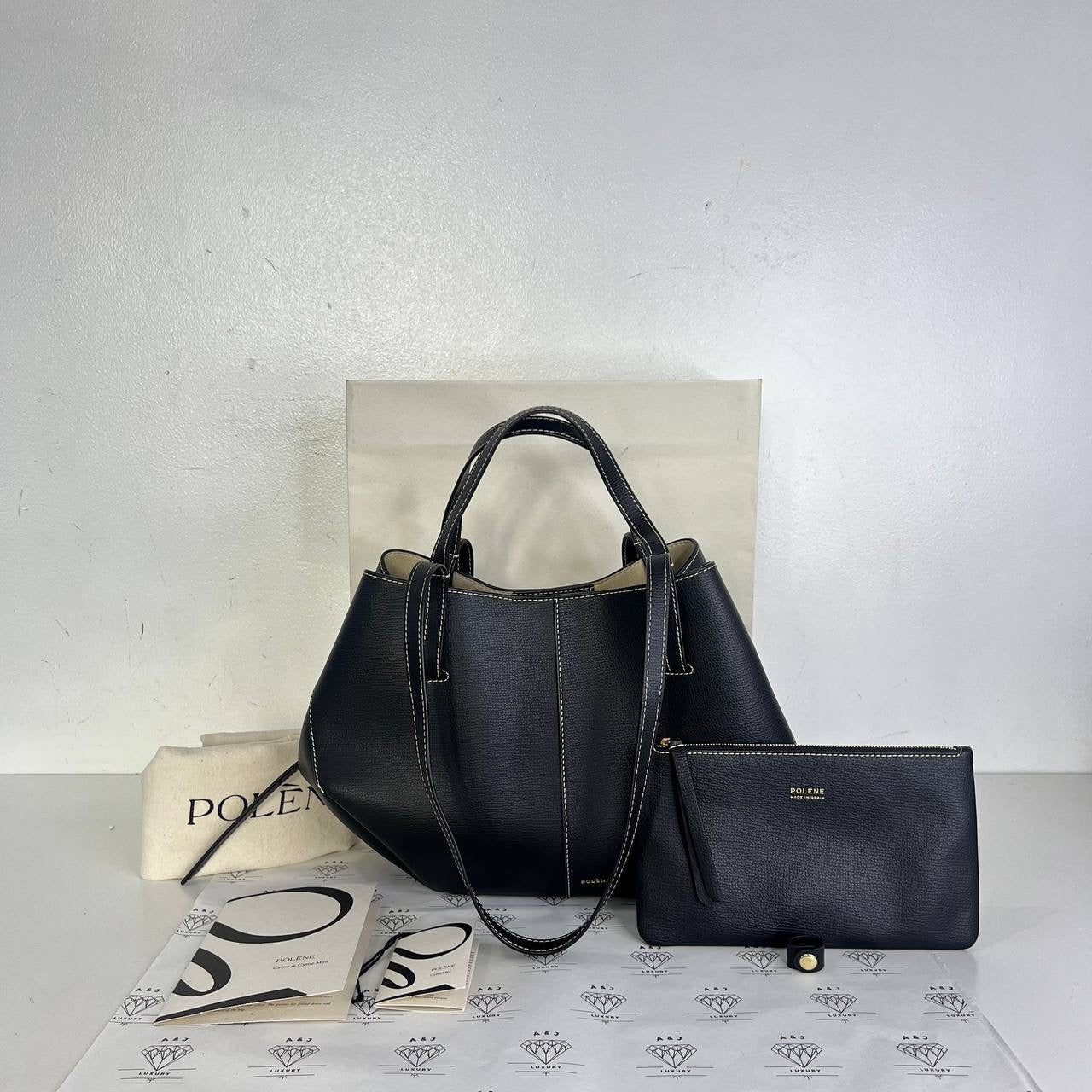 [PRE LOVED] Polene Mini Cyme in Black