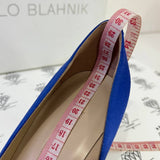 [PRE LOVED] Manolo Blahnik Hangisi 70MM in Blue Size 36EU