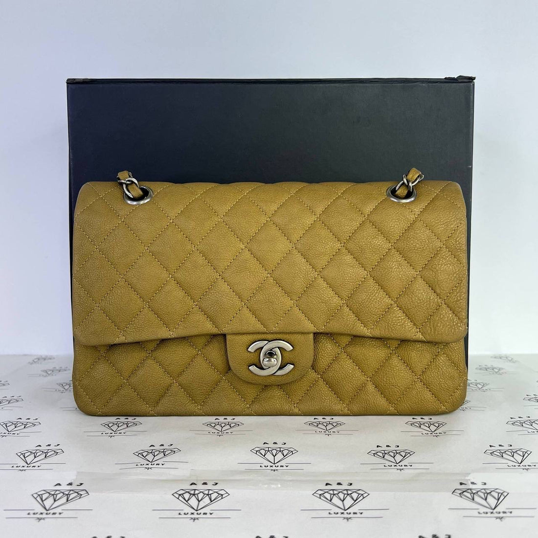 [PRE LOVED] Chanel Classic Medium Double Flap in Dark Brown Matte Calfskin Leather RHW (Series 17)