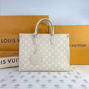 [PRE LOVED] Louis Vuitton Spring in the City Collection OnTheGo MM in Empreinte Leather (microchipped)