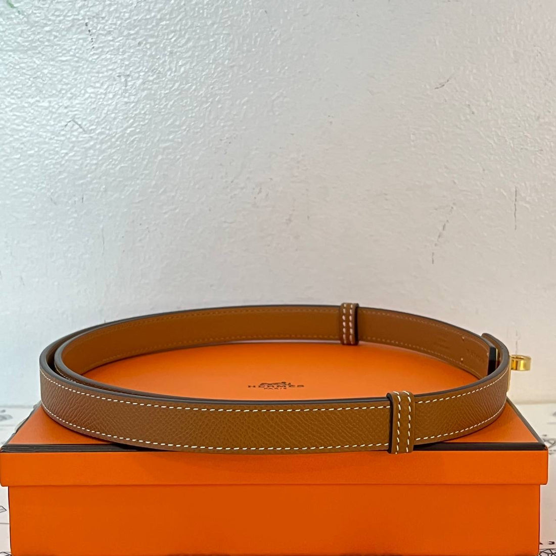 [BRAND NEW] Hermes Kelly Belt in Gold GHW (Stamp W - 2024)