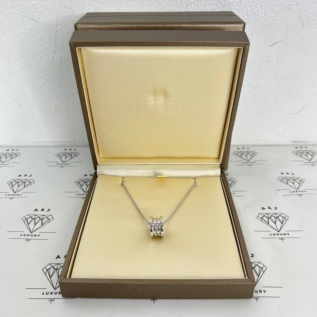 [PRE LOVED] Bulgari B.zero1 Save The Children Necklace in Silver
