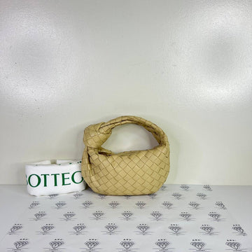 [PRE LOVED] Bottega Veneta Mini Jodie in Beige GHW