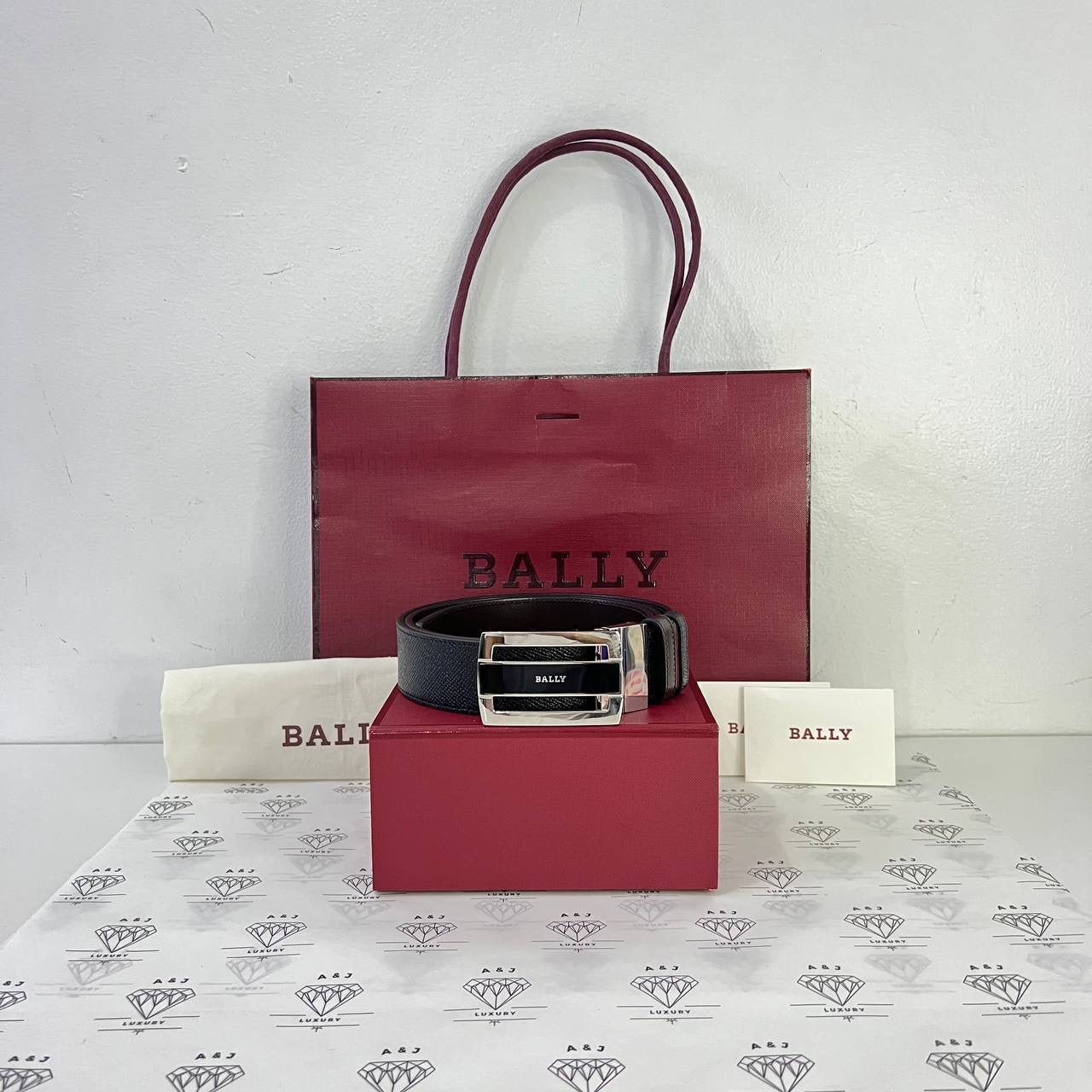 [PRE LOVED] Bally Fabazia Reversible Belt in Brown/Black