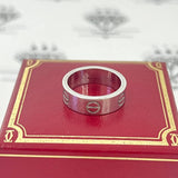 [PRE LOVED] Cartier Love Ring in White Gold Size 49