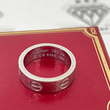 [PRE LOVED] Cartier Love Ring in White Gold Size 49