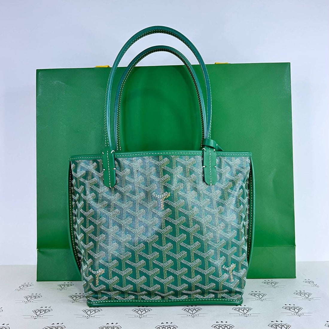 [PRE LOVED] Goyard Mini Anjou in Green (2025)