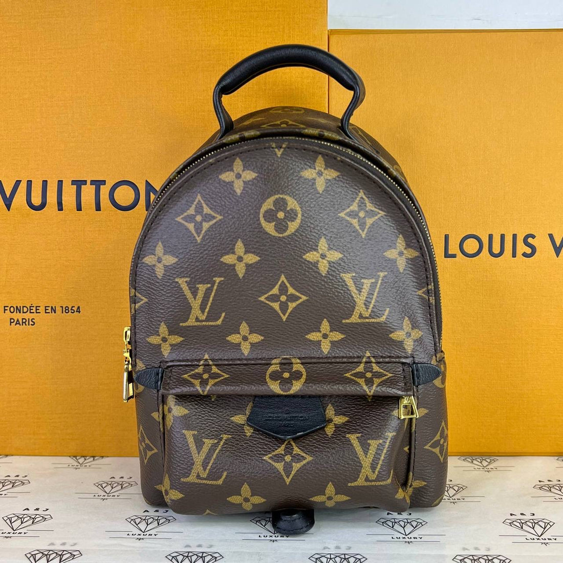 [PRE LOVED] Louis Vuitton Mini Palm Springs in Monogram Canvass (microchipped)