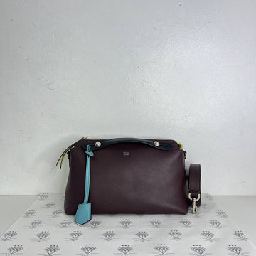 [PRE LOVED] Fendi Medium By The Way in Burgundy/Blue/Yellow SHW