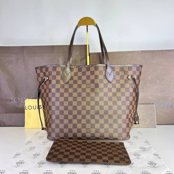 [PRE LOVED] Louis Vuitton Neverfull MM with Pouch in Damier Ebene Canvass (SF2175)