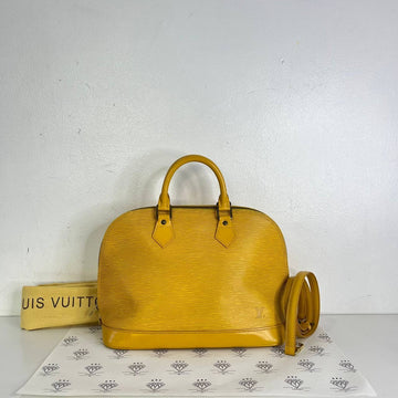 [PRE LOVED] Louis Vuitton Alma PM in Yellow Epi Leather (AR0966)