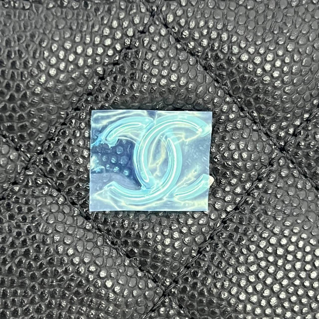 [BRAND NEW] Chanel Mini O Case in Black Caviar SHW (microchipped)
