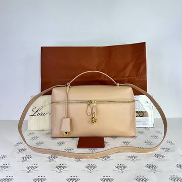 [PRE LOVED] Loro Piana L27 Extra Bag in Pink Calfskin Leather GHW