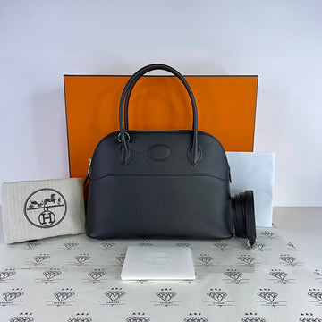 [PRE LOVED] Hermes Bolide 27 in Black Epsom Leather PHW (Stamp Z - 2021)