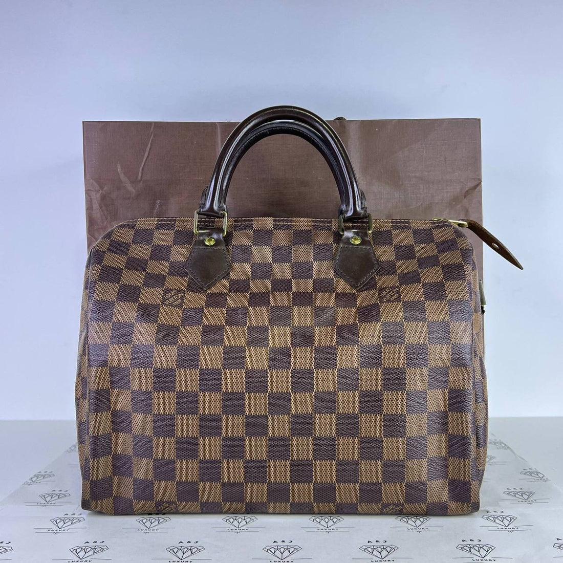 [PRE LOVED] Louis Vuitton Speedy 30 in Damier Ebene Canvass (SP0140)