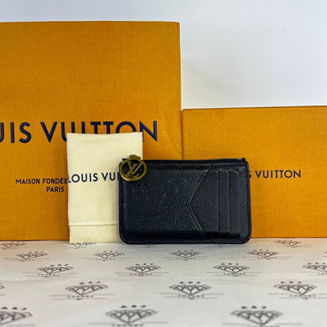 [PRE LOVED] Louis Vuitton Romy Cardholder in Black Empreinte Leather GHW (microchipped)