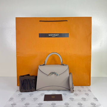 [PRE LOVED] Moynat Gabrielle BB in Tourterelle Carat Calf Leather SHW